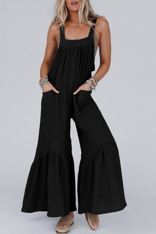 Ruffle Wide Leg Jumper