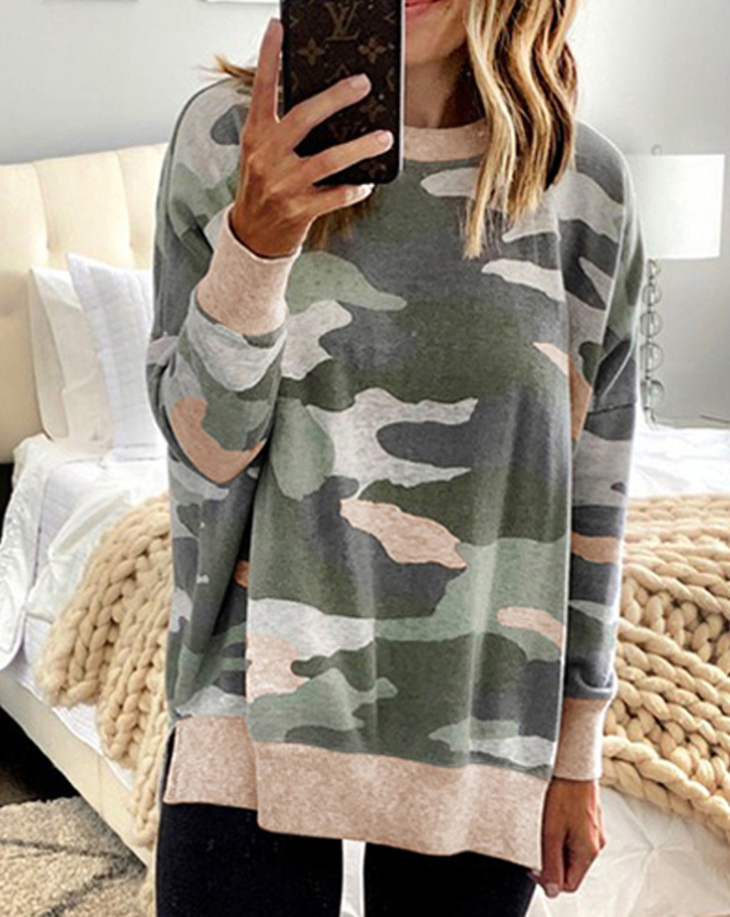 Camo Sweater