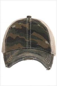 Camo CC Ponytail Caps