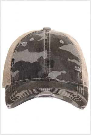 Camo CC Ponytail Caps