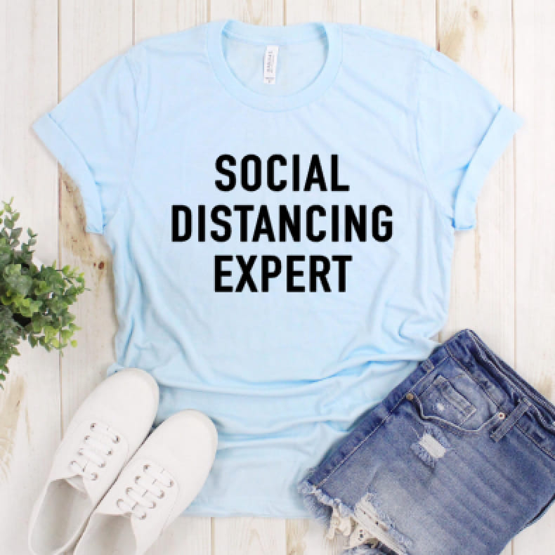 Social Distance Expert Tee