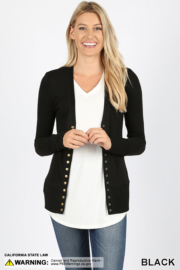 Snap Button Cardigan