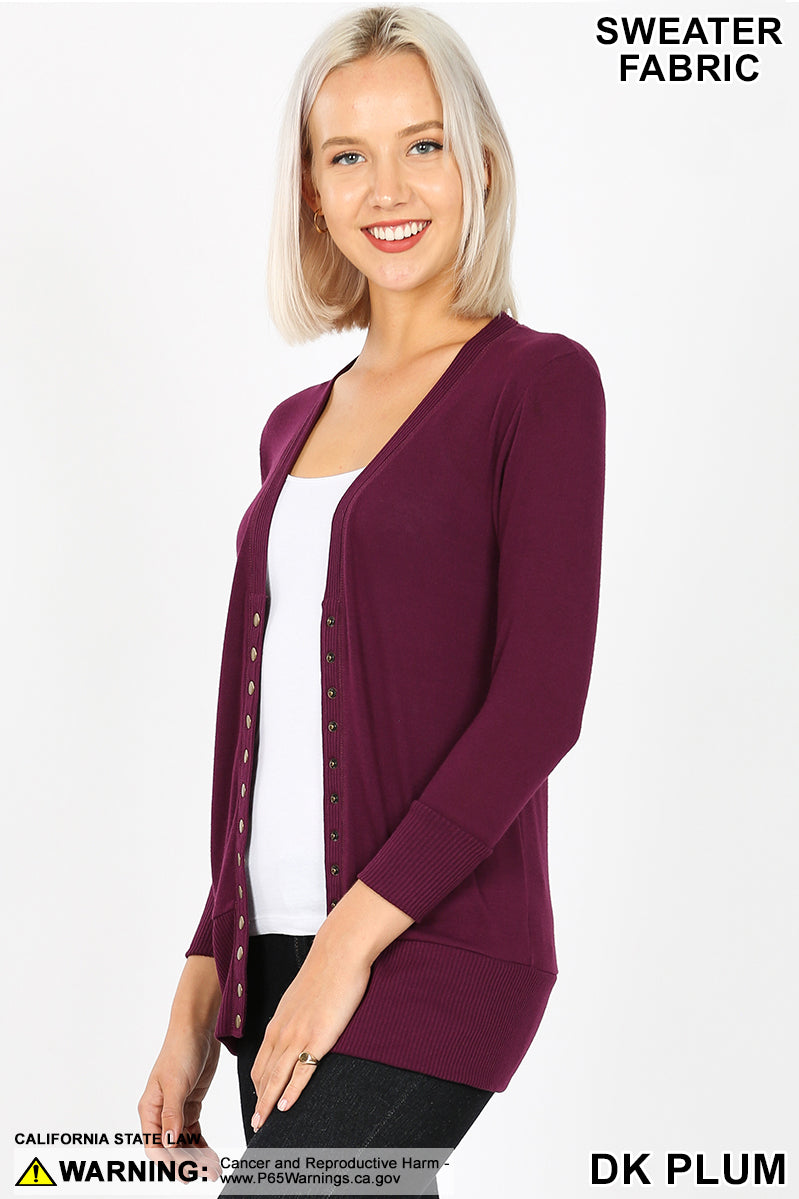 Snap Button Cardigan