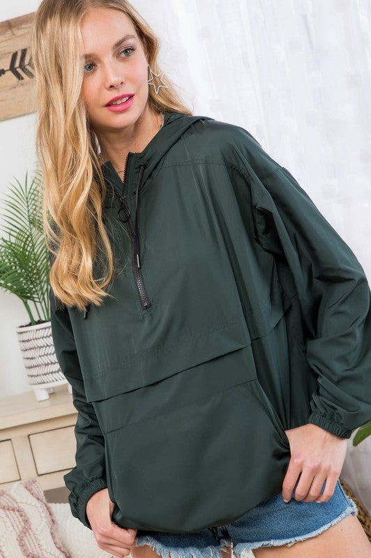 Hunter Green Windbreaker