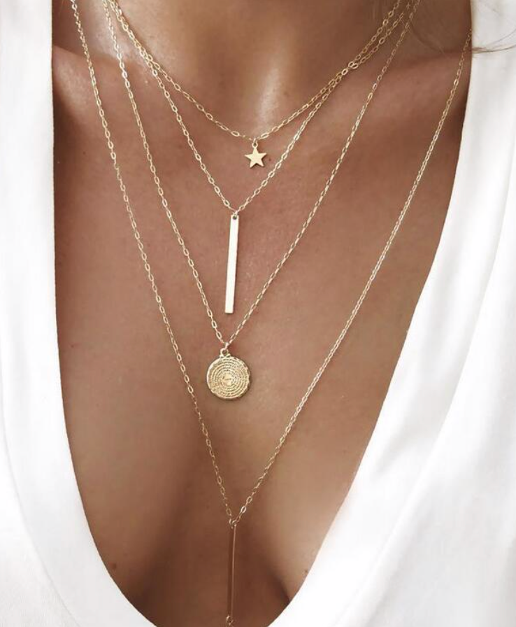 Layered Bar Necklace