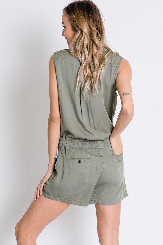 Button Down Romper